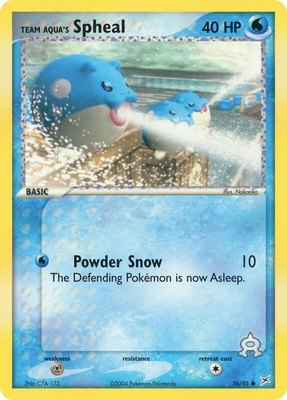 Team Aqua's Spheal, EX Team Magma vs Team Aqua