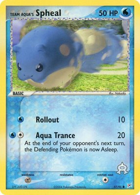 Team Aqua's Spheal, EX Team Magma vs Team Aqua