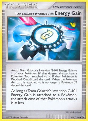 Team Galactic's Invention G-101 Energy Gain, Platinum
