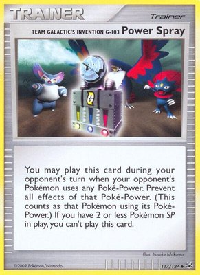 Team Galactic's Invention G-103 Power Spray, Platinum