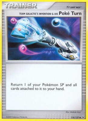 Team Galactic's Invention G-105 Poke Turn, Platinum