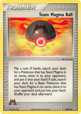 Team Magma Ball, EX Team Magma vs Team Aqua