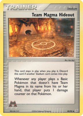 Team Magma Hideout, EX Team Magma vs Team Aqua