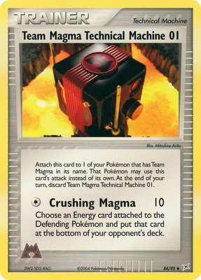 Team Magma Technical Machine 01, EX Team Magma vs Team Aqua