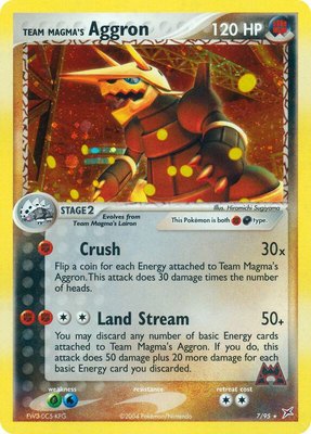 Team Magma's Aggron, EX Team Magma vs Team Aqua