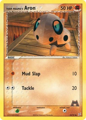 Team Magma's Aron, EX Team Magma vs Team Aqua
