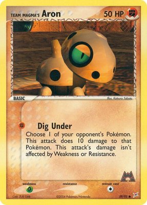 Team Magma's Aron, EX Team Magma vs Team Aqua