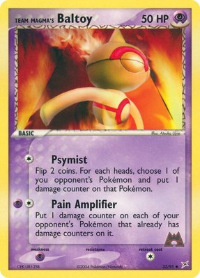 Team Magma's Baltoy, EX Team Magma vs Team Aqua