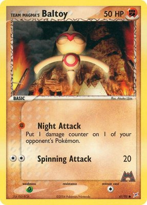Team Magma's Baltoy, EX Team Magma vs Team Aqua