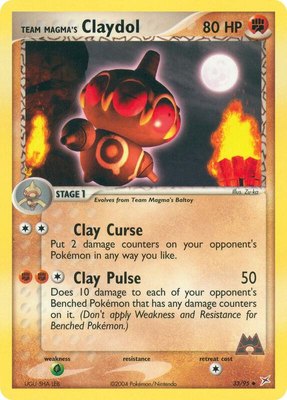 Team Magma's Claydol, EX Team Magma vs Team Aqua
