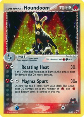Team Magma's Houndoom, EX Team Magma vs Team Aqua