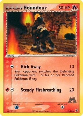 Team Magma's Houndour, EX Team Magma vs Team Aqua