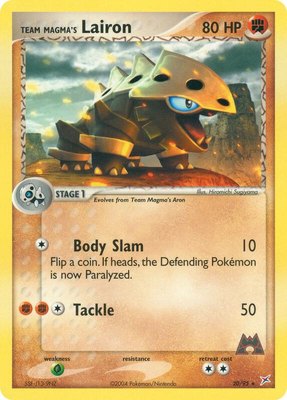 Team Magma's Lairon, EX Team Magma vs Team Aqua