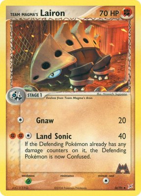 Team Magma's Lairon, EX Team Magma vs Team Aqua