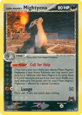 Team Magma's Mightyena, EX Team Magma vs Team Aqua