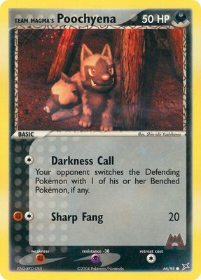 Team Magma's Poochyena, EX Team Magma vs Team Aqua