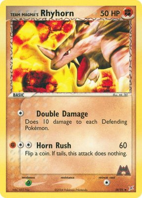 Team Magma's Rhyhorn, EX Team Magma vs Team Aqua
