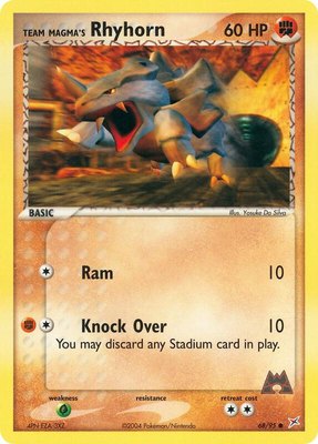 Team Magma's Rhyhorn, EX Team Magma vs Team Aqua