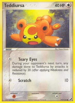 Teddiursa, EX Unseen Forces