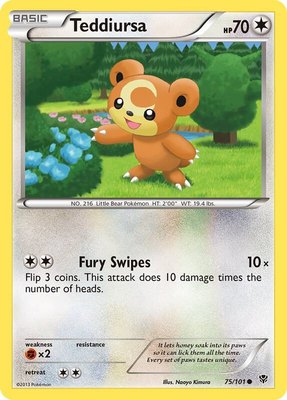 Teddiursa, Plasma Blast
