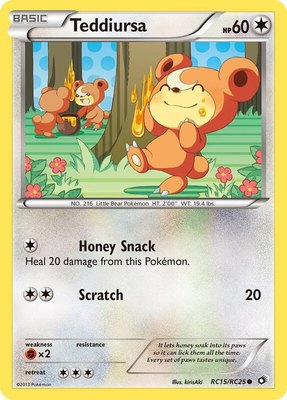Teddiursa, Legendary Treasures: Radiant Collection