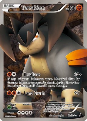 Terrakion (99 Full Art), Noble Victories