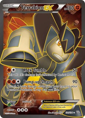 Terrakion EX (121 Full Art), Dragons Exalted