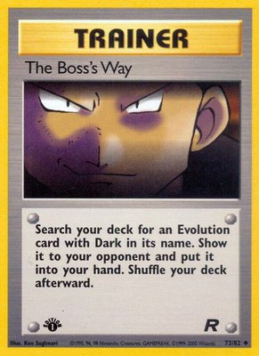 The Boss's Way, Team Rocket