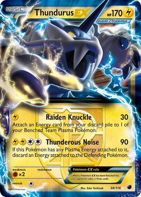 Thundurus EX (Team Plasma), Plasma Freeze