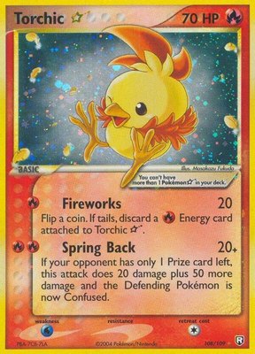 Torchic Star, EX Team Rocket Returns