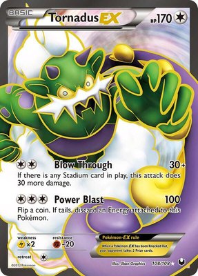 Tornadus EX (108 Full Art), Dark Explorers