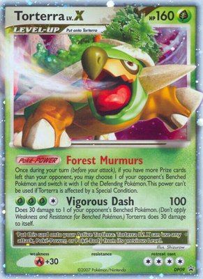 Torterra LV.X, Diamond and Pearl Promos