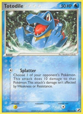 Totodile, EX Unseen Forces