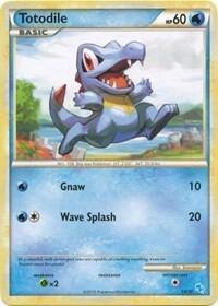 Totodile (#1), HGSS Trainer Kit: Gyarados & Raichu
