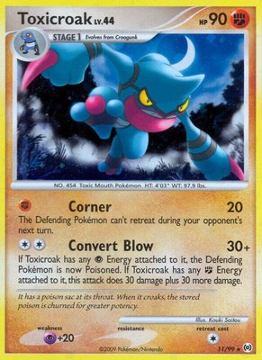 Toxicroak, Arceus