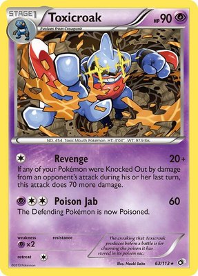 Toxicroak, Legendary Treasures