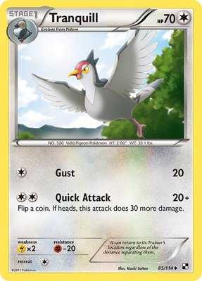 Tranquill, Black and White