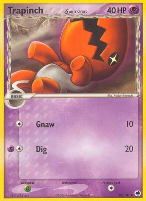Trapinch (Delta Species), EX Dragon Frontiers
