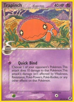 Trapinch (Delta Species), EX Dragon Frontiers