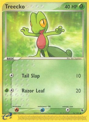 Treecko, EX Ruby and Sapphire