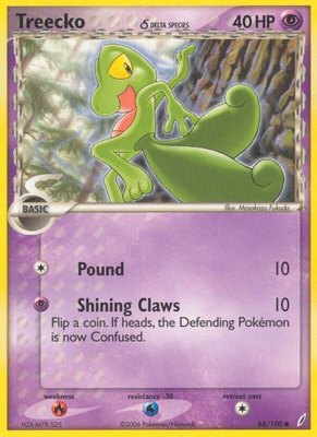 Treecko (Delta Species), EX Crystal Guardians