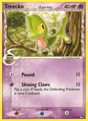 Treecko (Delta Species), POP Series 4