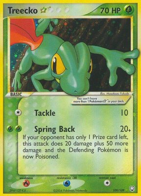 Treecko Star, EX Team Rocket Returns