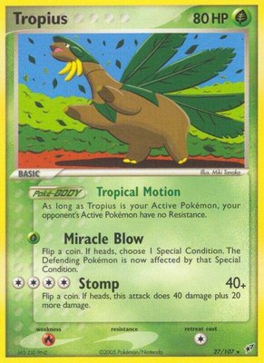 Tropius, EX Deoxys
