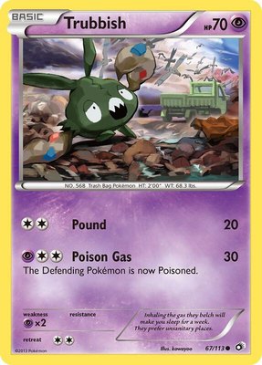 Trubbish, Legendary Treasures