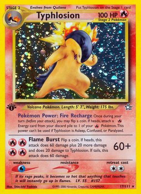 Typhlosion (17), Neo Genesis