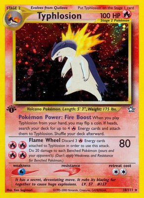 Typhlosion (18), Neo Genesis