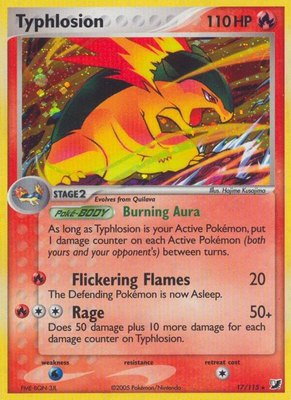 Typhlosion, EX Unseen Forces