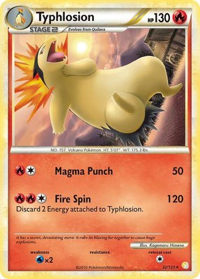 Typhlosion, HeartGold SoulSilver