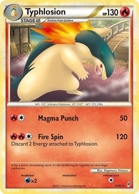 Typhlosion, Call of Legends